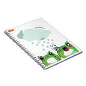 Frosch in der Flut Notizblock (Rechte Seite)