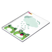Frosch in der Flut Notizblock (Linke Seite)