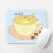 Frosch in der Tasse Tee Mousepad (Mit Mouse)