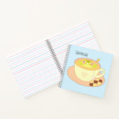 Frosch in der Tasse Tee Notizblock (Innenseite)