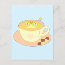 Frosch in der Tasse Tee