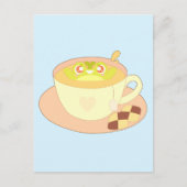 Frosch in der Tasse Tee Postkarte (Vorderseite)
