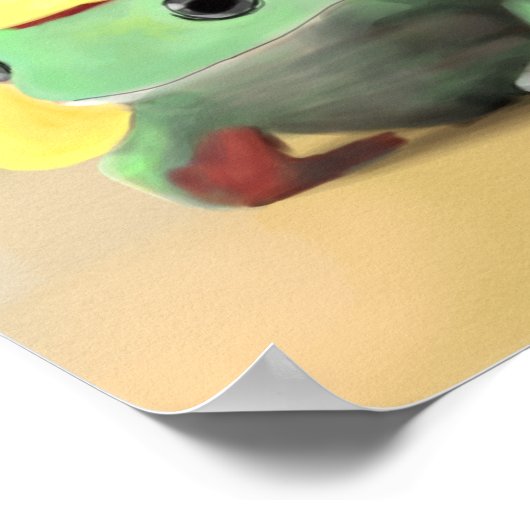 Frosch in diesem Poster (Ecke)
