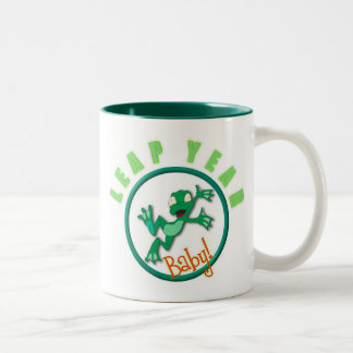 Frosch in einem Kreis Zweifarbige Tasse