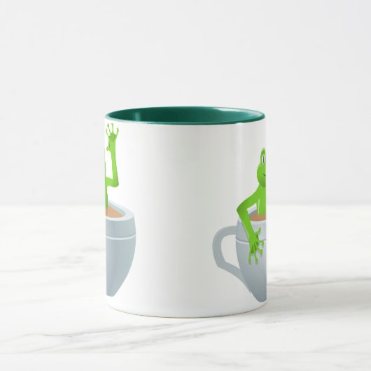 Frosch in einem Tee Tasse (Zentrum)