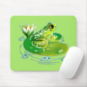 Frosch in einem Teich Mousepad (Mit Mouse)