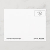 Frosch in Kerala, Indien Postkarte (Rückseite)