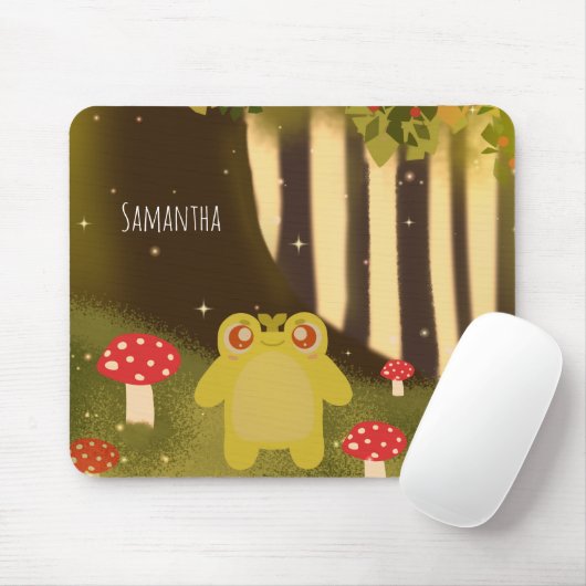 Frosch in magischer Natur Mousepad (Mit Mouse)
