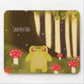 Frosch in magischer Natur Mousepad (Vorne)