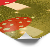 Frosch in magischer Natur Poster (Ecke)