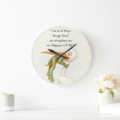 Frosch-in-Not-Uhr Große Wanduhr (Zuhause)