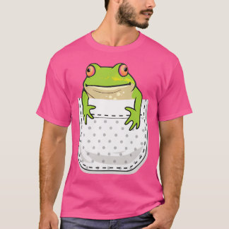 Frosch in Pocke Funny Frog Lover T-Shirt