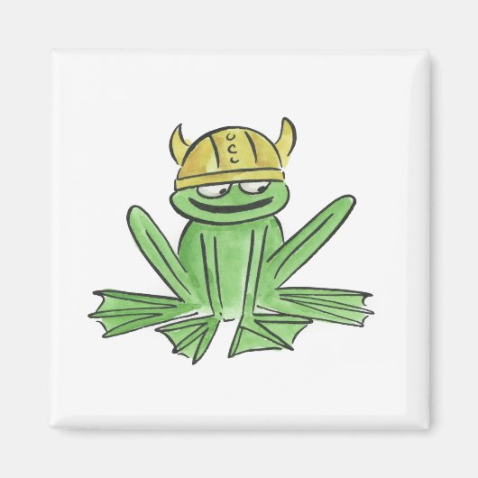 Frosch in Tarnhelm Magnet (Vorne)