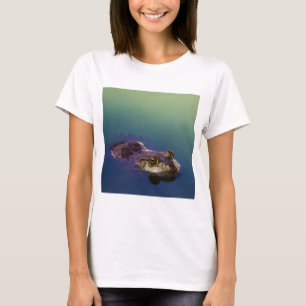 Frosch in Wasser Grünen Froschauen T-Shirt