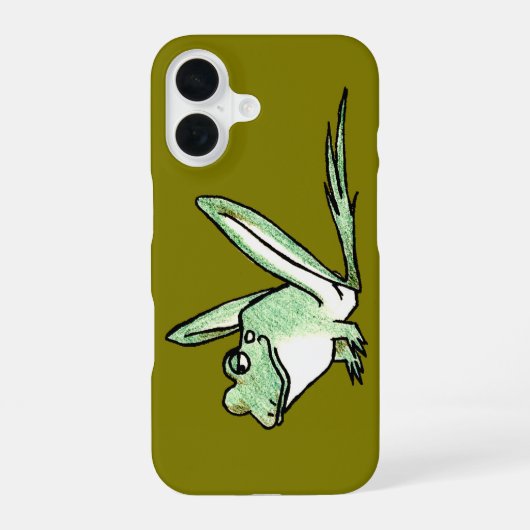 Frosch iPhone 16 Hülle (Rückseite)