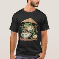 Frosch isst Ramen Kawaii Neko japanische Nudeln