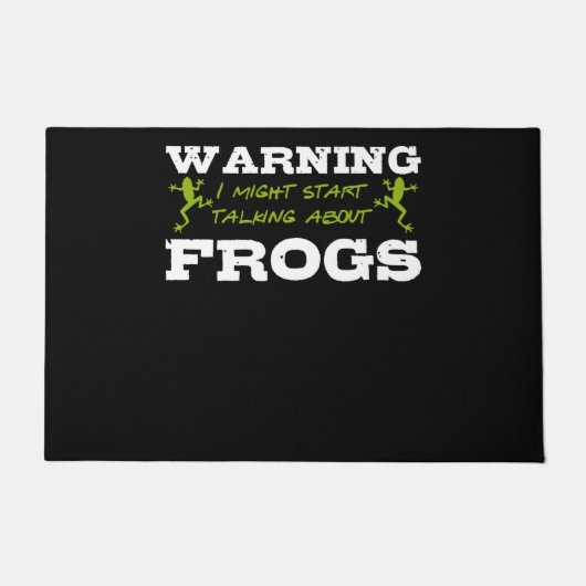 Frosch Jog Frogs Toad Frogfisch Fußmatte (Vorderseite)