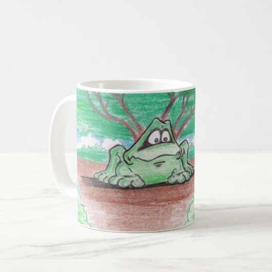 Frosch Kaffeetasse (Vorderseite Links)