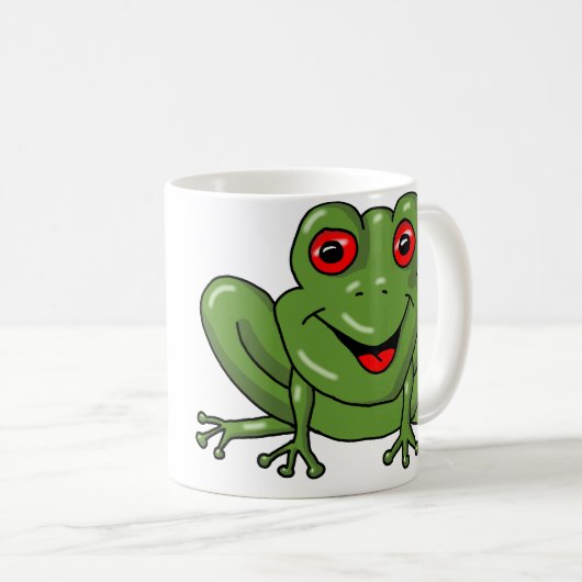 Frosch Kaffeetasse (VorderseiteRechts)