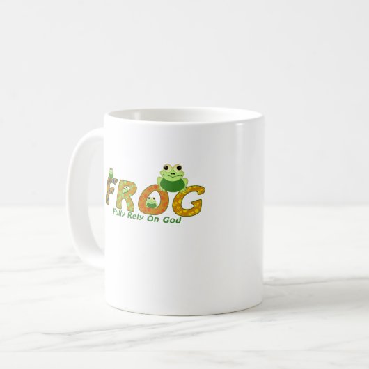 FROSCH KAFFEETASSE (Vorderseite Links)