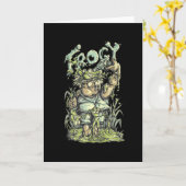 Frosch Karte (Gelbe Blume)