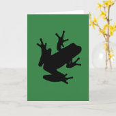 Frosch Karte (Gelbe Blume)