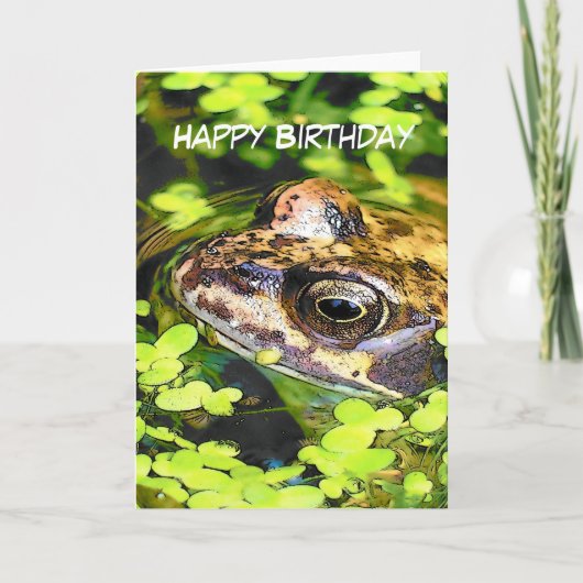 FROSCH KARTE (Vorderseite)