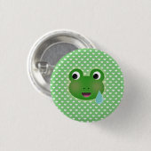 Frosch Kawaii Button (Vorne & Hinten)