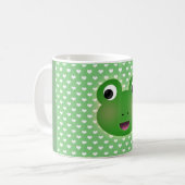 Frosch Kawaii Kaffeetasse (Vorderseite Links)