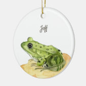 Frosch Keramik Ornament (Links)