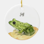 Frosch Keramik Ornament (Hinten)