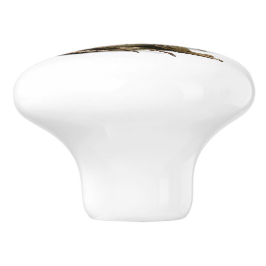 Frosch Keramikknauf (Seitenansicht)