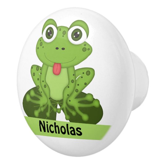 Frosch Keramikknauf (Rechts)