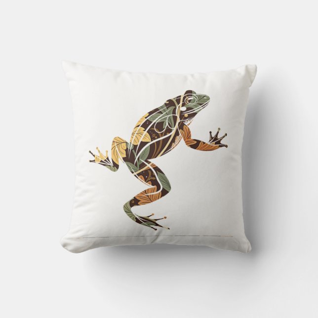 Frosch Kissen (Vorderseite)