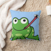 Frosch Kissen (Decke)