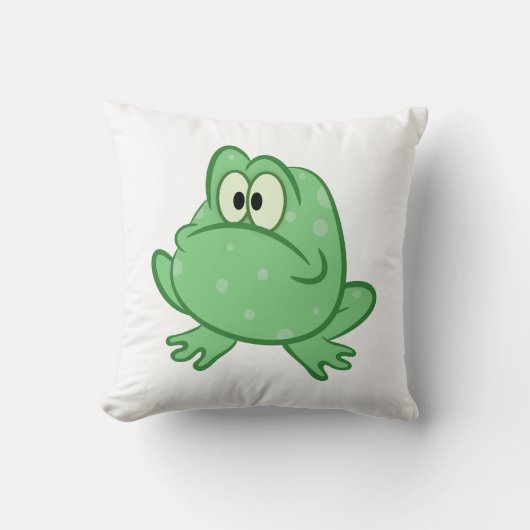 Frosch Kissen (Vorderseite)