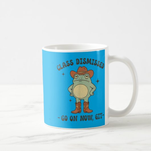 Frosch-Kl entlassen Mach weiter Git Spaß Letzter S Kaffeetasse (Rechts)