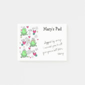 Frosch (klebrige Anmerkungen) Post-it Klebezettel (Vorderseite)