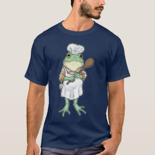 Frosch Koch Löffel Kochen T-Shirt