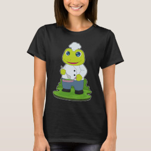 Frosch-Kochpfannen-Kochkunst T-Shirt