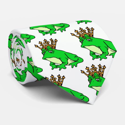 Frosch-König Krawatte (Gerollt)