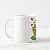 Frosch-König mit Herzen Kaffeetasse (Links)