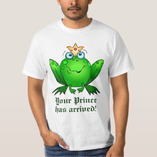Frosch-Krone Ihr Prinz ist angekommen T-Shirt