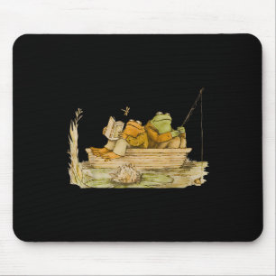 Frosch Kröte Angelsport Vintage Clic Buch Frosch  Mousepad