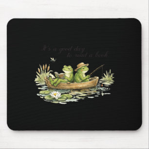 Frosch Kröte lesen Buch Lehrern Schülern Kindern B Mousepad