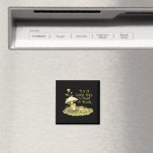 Frosch Kröte liest Buch Lehrern Schülern Kinder Bu Magnet (In Situ (Geschirrspüler))