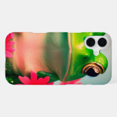 Frosch-Kunst-Handyhülle iPhone Hülle (Rückseite (Horizontal))