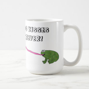 Frosch-Küsse für immer! (HandfarbTasse) (Wahl #1) Kaffeetasse