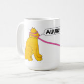 Frosch-Küsse für immer! (HandfarbTasse) (Wahl #2) Kaffeetasse (Vorderseite Links)