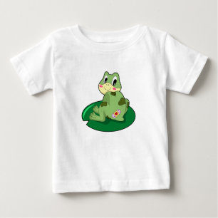 Frosch Leaf Heart Plaster Baby T-shirt